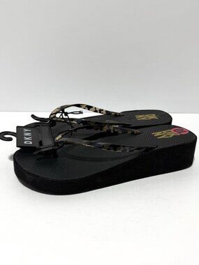 DKNY Womens Zabelle Sandals Black Size 10 M